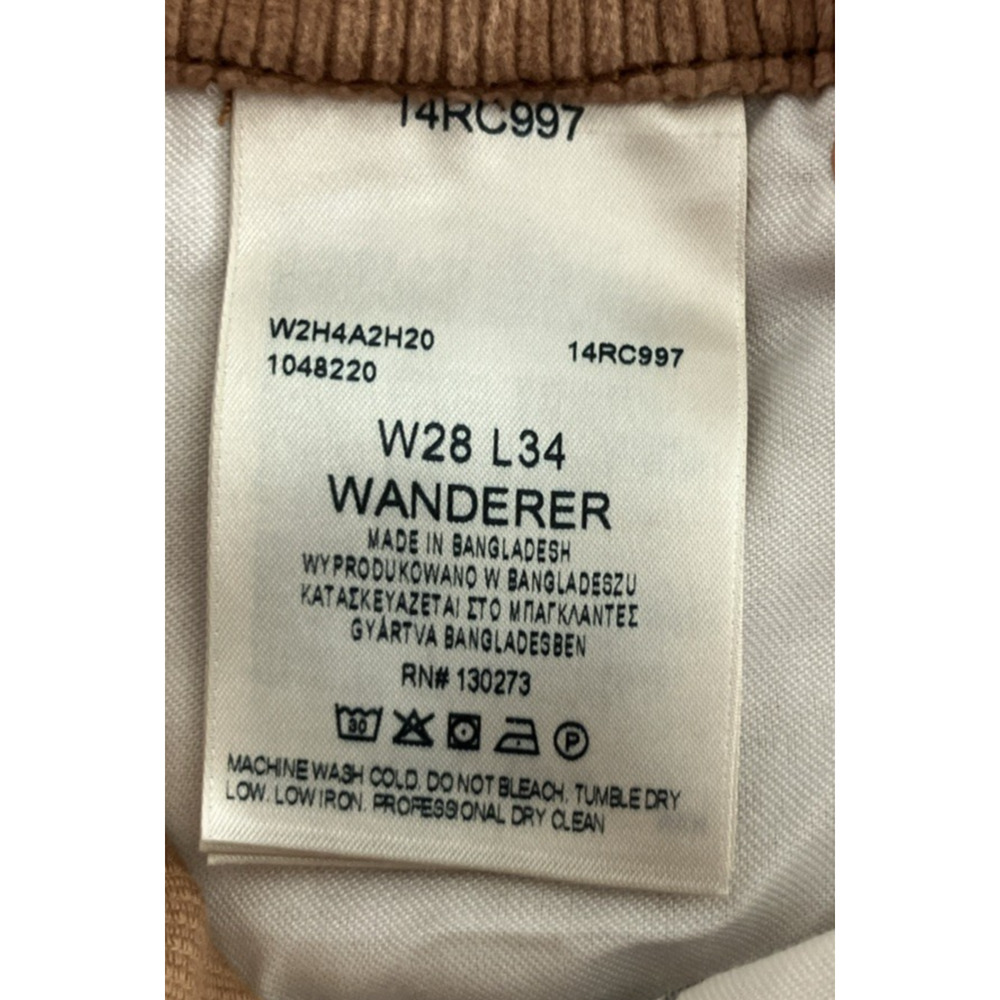 Wrangler Corduroy High Rise Flare Jeans Pants Wanderer Cowgirl Size 28W X 34L - Picture 6 of 10